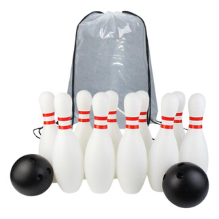 Set De Bolos Para Niños 10 Pines Y 2 Bolas, Juguetes 25 Cm Set De Bolos Para Niños 10 Pines Y 2 Bolas, Juguetes 25 Cm