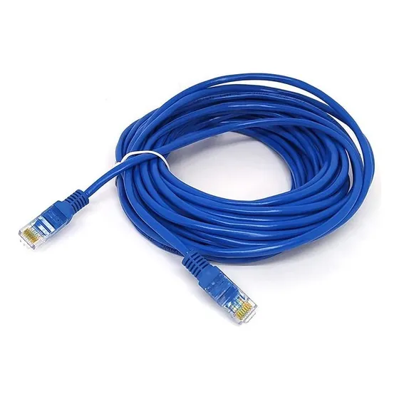 Cabo De Rede Azul Internet 10m Lan Rj45 Mbtech Mb71073