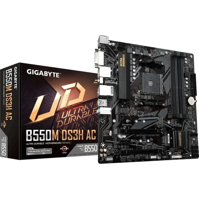 Motherboard Gigabyte B550m Ds3h Ac Amd Am4 Ddr4 Wifi