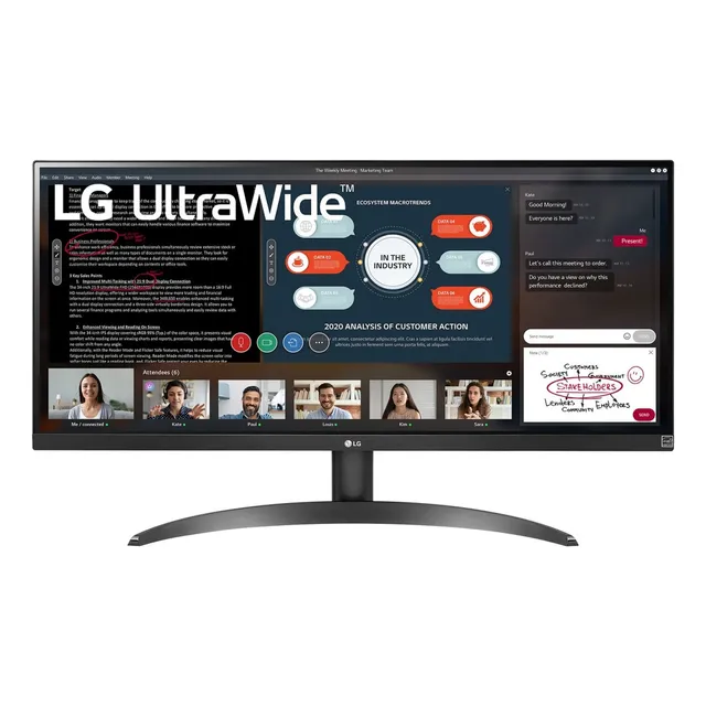 Monitor LG Ips 29 Ultrawide Full Hd Con Freesync Color Negro 110V