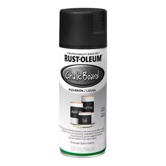 Pintura En Spray Pizarron Negro Mate  Rust Oleum