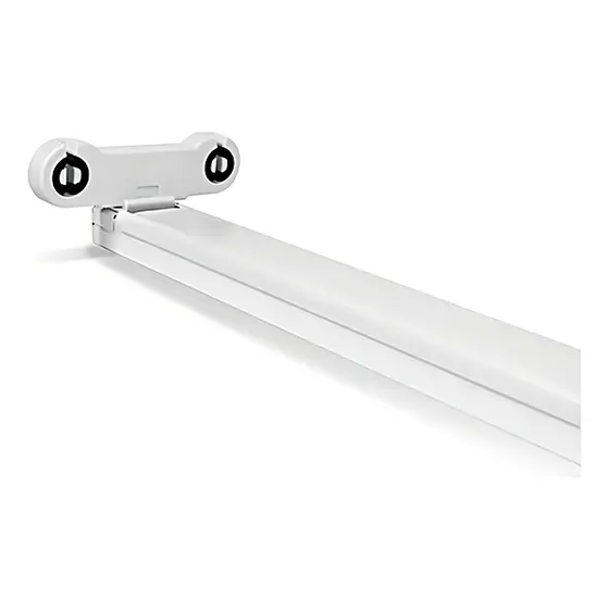 Luminária Calha Palito Estreita 120cm Para 2 Tuboled 18w 20w Cor da luz Depende da lâmpada 110V/220V (Bivolt)
