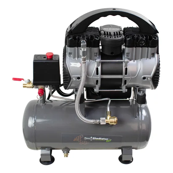 Compresor Libre De Aceite 1.5hp 9lts 115psi 1100w Gladiator