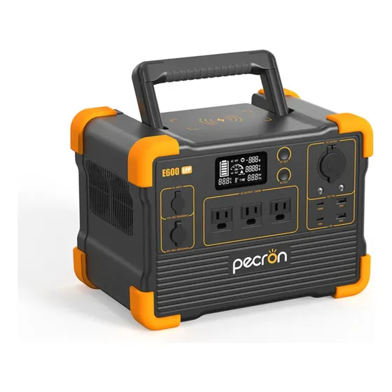 Estación De Energía Portátil Pecron E600lfp 614wh 1200w