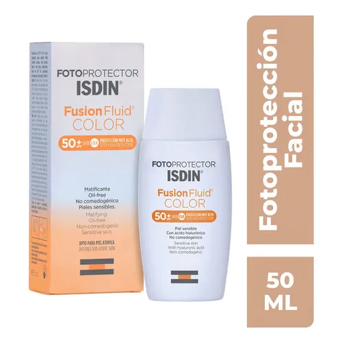 Isdin Mat Color Fotoprotector Isdin Fusion Water Magic Color Ligth Spf 50 X 50ml ...