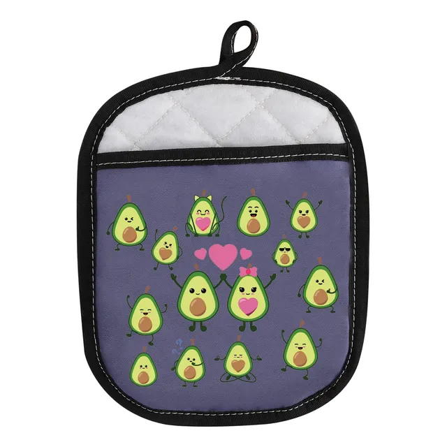 Lindo Soporte Para Olla Aguacate Regalo Amante Guante