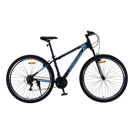 Bicicleta Mtb Overtech R29 Q3 C/suspensión 21 Velocidades 12 Color Negro/Azul/Blanco Tamaño del cuadro XL