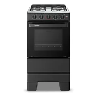 Fogão a Gás Mesa Inox e Forno 50L Limpa Fácil Esmaltec IDEAL POP F4I