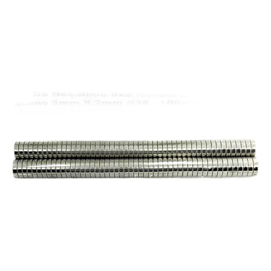Imã De Neodímio 8x2 Redondo Pequeno 8mm X 2mm N35 - 100 Pcs