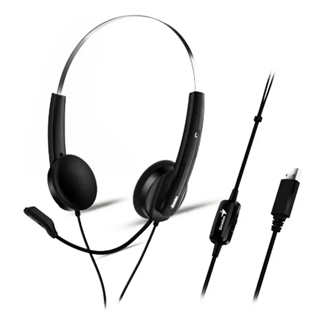 Audífono Con Micrófono Usb Hs-220u Genius