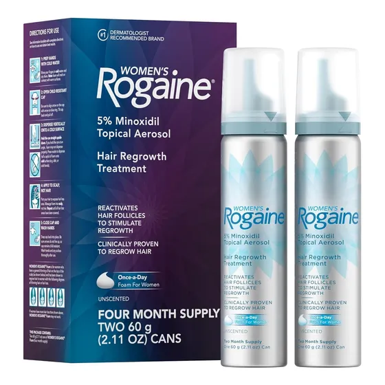 Tratamiento De Pérdida De Cabello Rogaine Espuma De Minoxidi