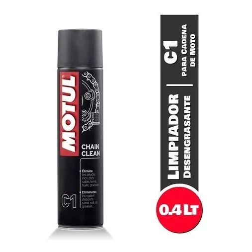 Limpiador Desengrasante Para Cadena De Moto Motul C1 0,400 L