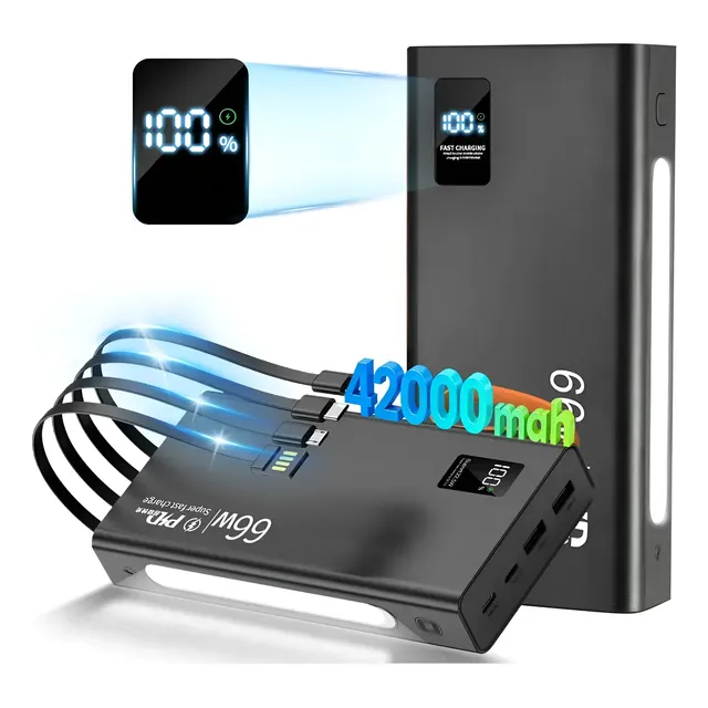 Power Bank 35000mah Batería Portátil  Pila 66w Carga Rápida