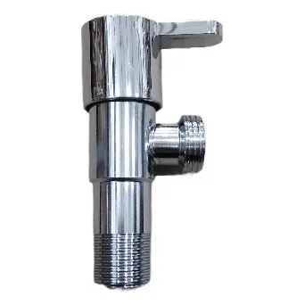 Llave De Arresto De 1/2 Metal Cromada De Palanca
