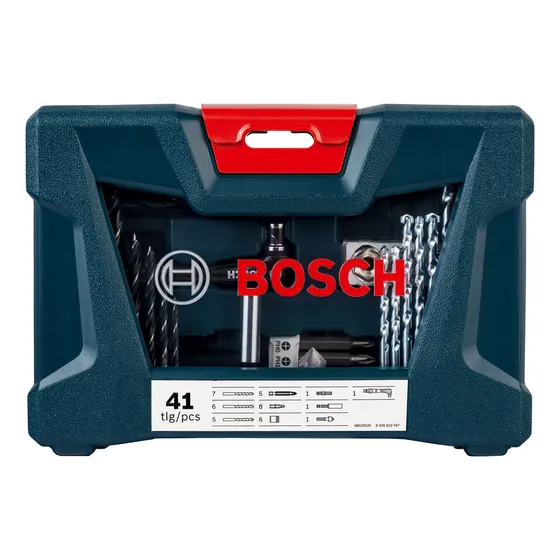 Maletín V-line Bosch 41 Pzs Para Taladrar Y Atornillar