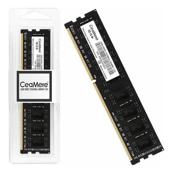 Memória Ram 4gb Ddr3 1333mhz 1.5v Desktop Dimm Preto