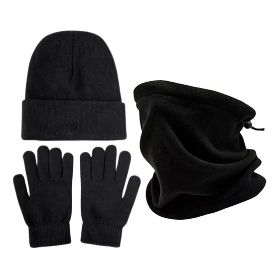 Gorro +bufanda  Deportiva Polar +guantes