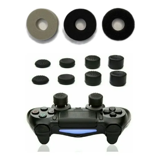 Kit 8 Extensor Grip Kontrol Shot Compatível Com Ps4 Xbox Ps5
