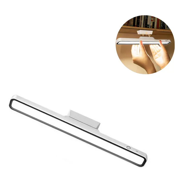 Luz Led Iman Fria Calida Adhesiva Recargable Base Regulable