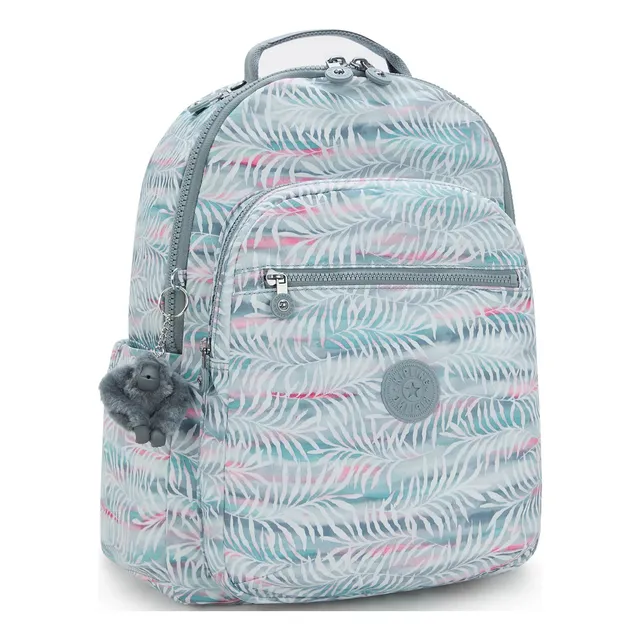 Kipling Mochila Seoul Grande 100% Color Palmtree leaves
