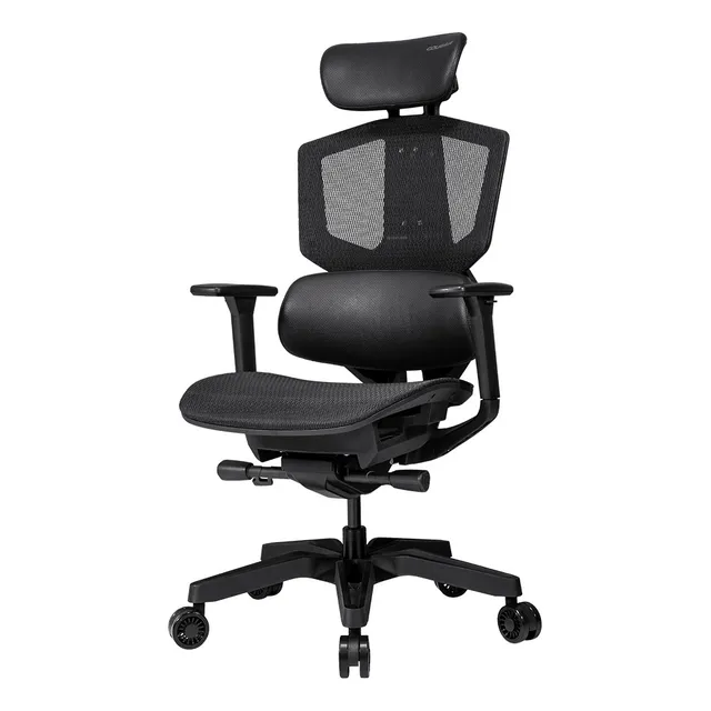 Cougar Silla Gamer Argo One, Hasta 150kg, Negro Material del tapizado Cuero sintético
