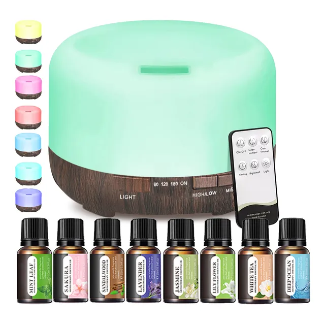 Difusor De Aceites Esenciales Aromas Humidificadores Casa