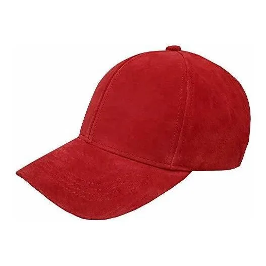 Emstate Suede Leather Unisex Baseball Caps Made In K824d