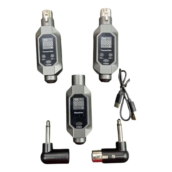 Convertidor De 2 Micrófono Xlr A Inalámbrico