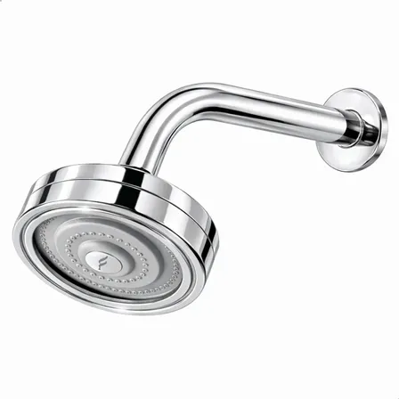 Ducha Chuveiro Autolimpante Aquecedor Cromado De Parede Cromado Brilhante