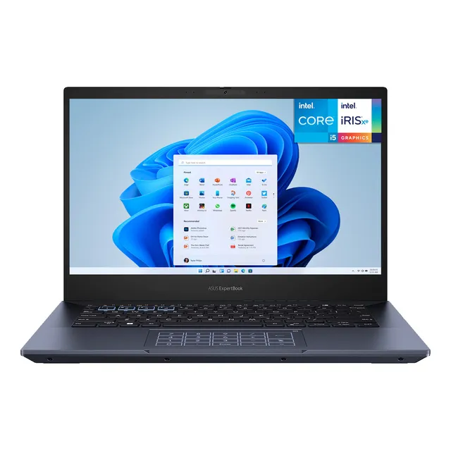 Laptop ASUS Expertbook B5 Intel Core i5 1240P 8GB RAM 512GB SSD 14" Windows 11 Pro Teclado en Español