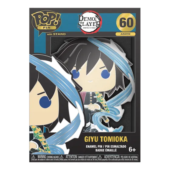 Funko Pop Pin: Demon Slayer - Giyu Tomioka Pin Esmaltado