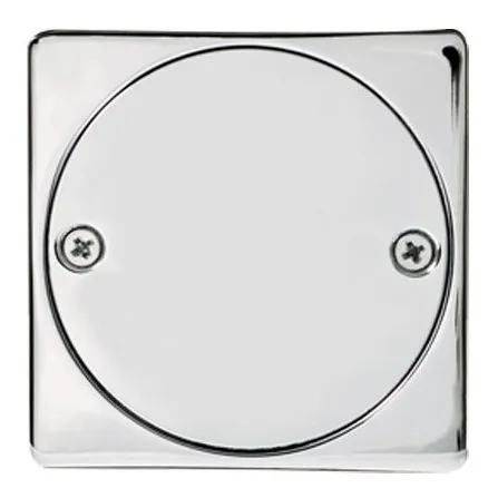 Rejilla Ciega Para Piso Fp Cromada 10x10cm Centro Piso Lujo