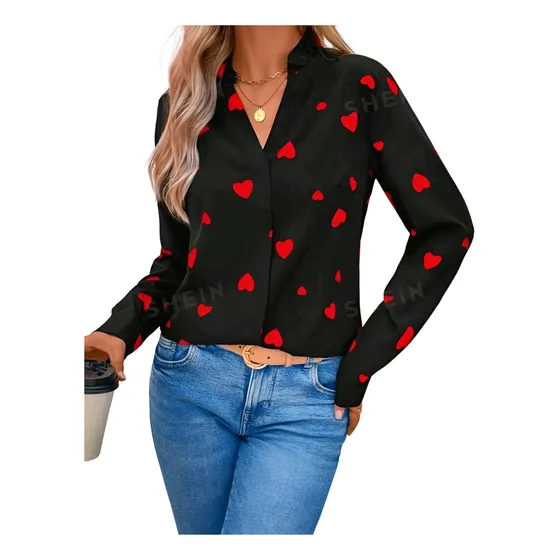 Camisa Moderna De Dama