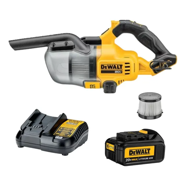 Aspirador Portatil Bat 20v 3ah Dcv501hb Dewalt Filtro Extra