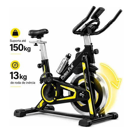 Bicicleta Ergométrica 13kg Roda de Inércia Spinning Academia Fitness - Profissio