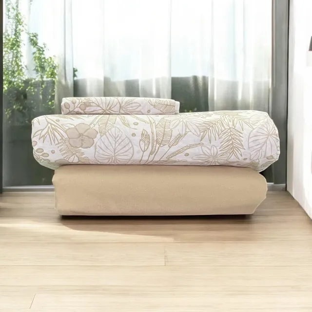Juego De Sabanas Estampadas 2 1/2 Pl 180 Hilos Percal- Tdj