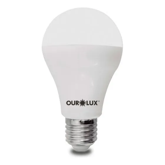 Kit 2 Lâmpadas Controled Sensor De Presença 9w 6500k Ourolux