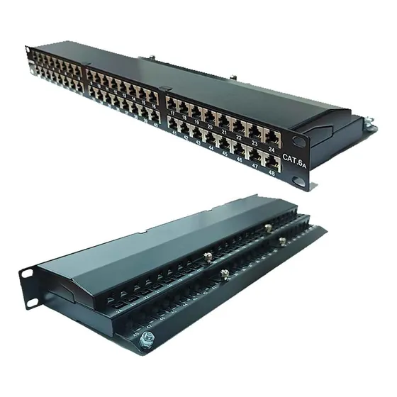 Patch Panel 48 Puertos Categoria 6a Blindado Rack
