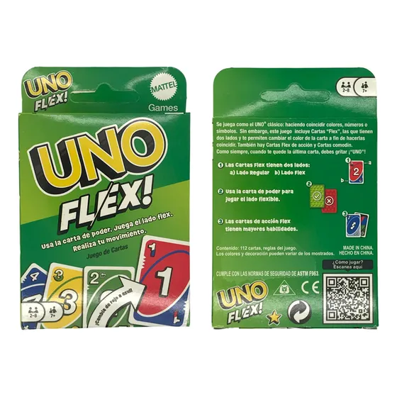 Juego De Cartas Uno Flex - Juego De Mesa