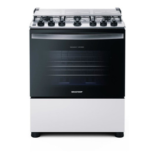 FogĂŁo Brastemp 6 Bocas Branco Com BotĂ”es RemovĂveis E Exclus FogĂŁo Brastemp 6 Bocas Branco Com BotĂ”es RemovĂveis E Exclus