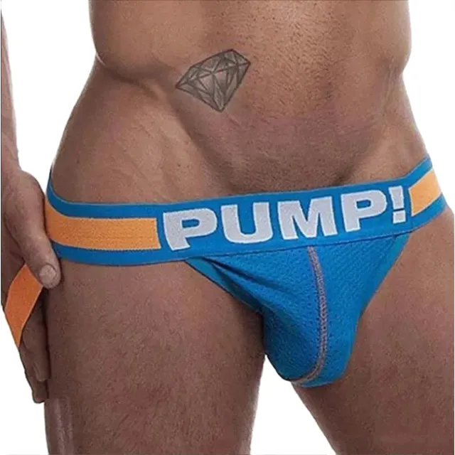 Pump Suspensorios Hombre Gym Jockstrap Braguitas Sexy 3pcs
