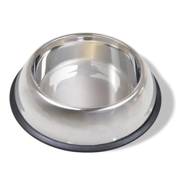 Vanness Plato De Acero Con Aro De Caucho 32 Oz