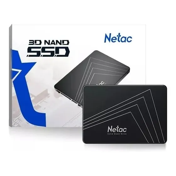 Ssd 256gb Netac N530s Sata 6gb 2.5 Pol. Cor Preto