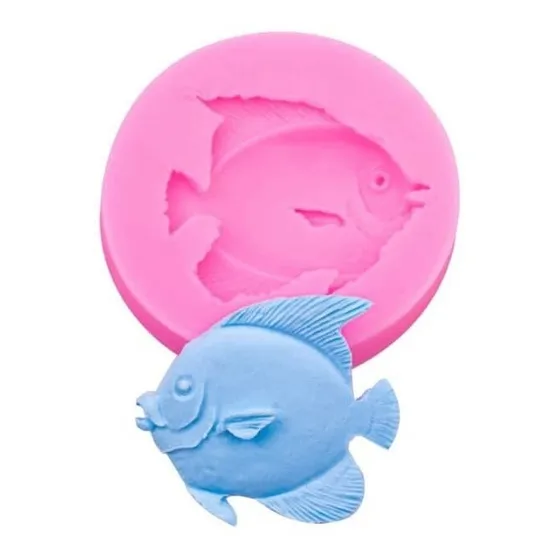  Molde De Pez Silicon Pastelería/fondant