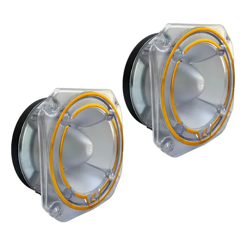 Kit 2 Super Tweeter Zetta Audio Z1 Stz260 Acrílico/dourado