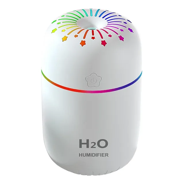 Difusor Humidificador Aromático Led 300 Ml. Usb