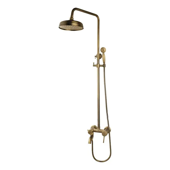 Larro Juego Ducha Baño Cabezal Lluvia 12  Kit Grifo Tr Mano