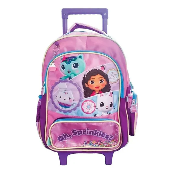 Mochila Grande Con Ruedas La Casa De Gabby Sprinkles