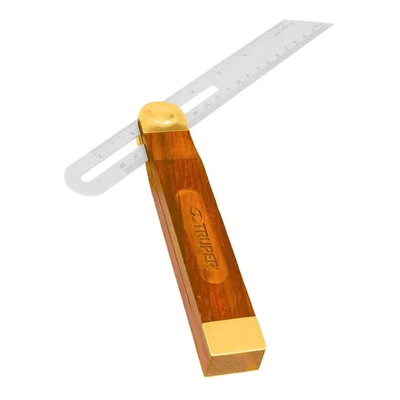 Falsa Escuadra C/ Acero Mango Madera 9 Truper