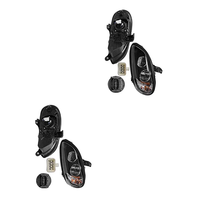 Jgo Faros Delanteros C/leds Freightliner M2 19 Al 21 Depo